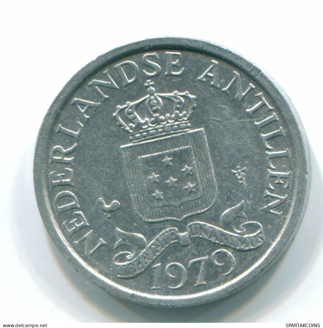 1 CENT 1979 NIEDERLÄNDISCHE ANTILLEN Aluminium Koloniale Münze #S11168.D.A - Niederländische Antillen