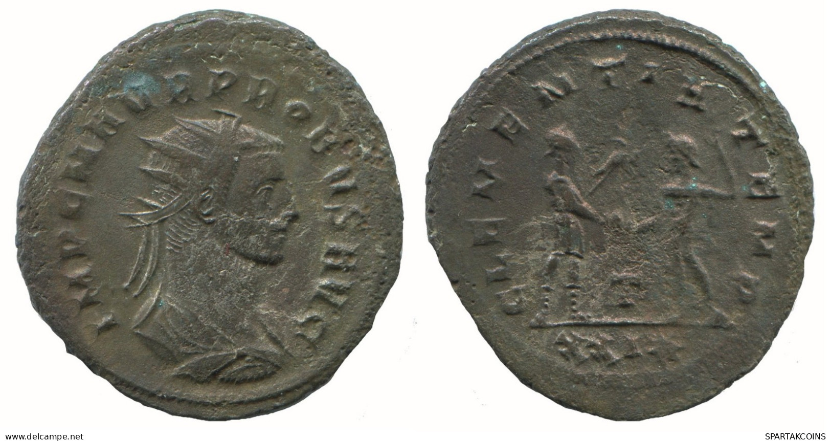 PROBUS ANTONINIANUS Cyzicus T/xxi Clementiatemp 4.5g/24mm #NNN1711.18.E.A - The Military Crisis (235 AD Tot 284 AD)
