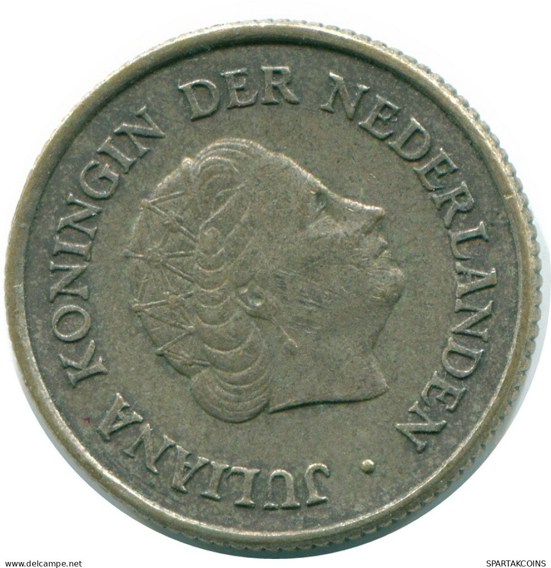 1/4 GULDEN 1962 ANTILLAS NEERLANDESAS PLATA Colonial Moneda #NL11157.4.E.A - Niederländische Antillen
