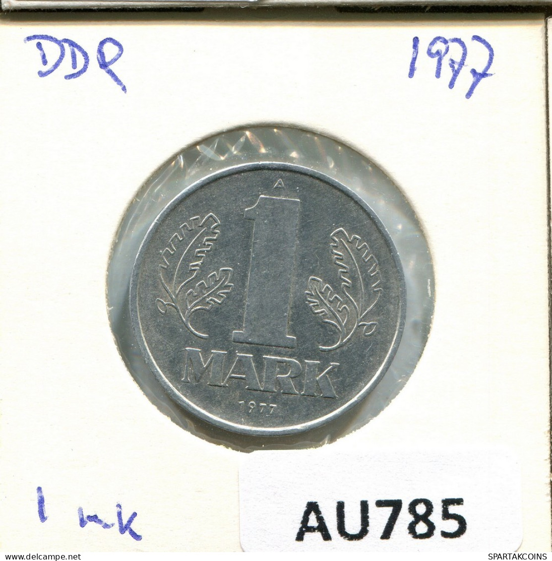 1 MARK 1977 A DDR EAST DEUTSCHLAND Münze GERMANY #AU785.D.A - 1 Marco