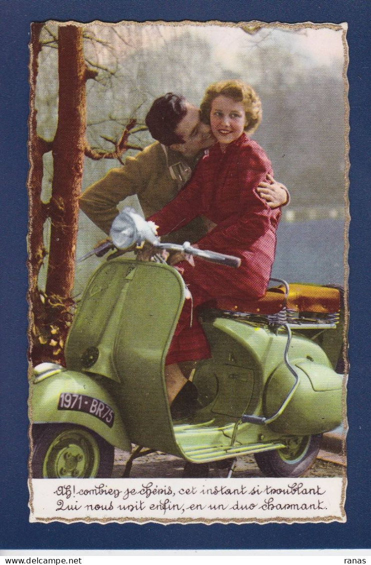 CPSM Vespa Scooter Non Circulée - Motos