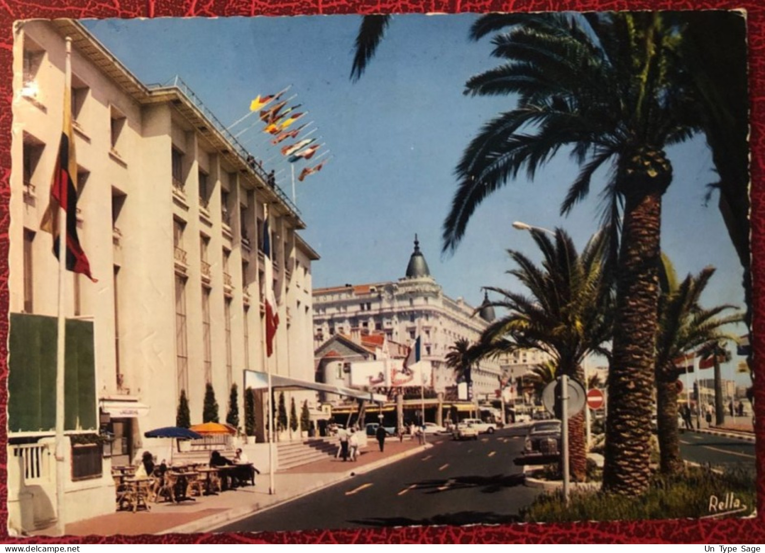 France, Thème CINEMA - Flamme FESTIVAL DE CANNES 1968 - Carte Postale - (C1029) - Film