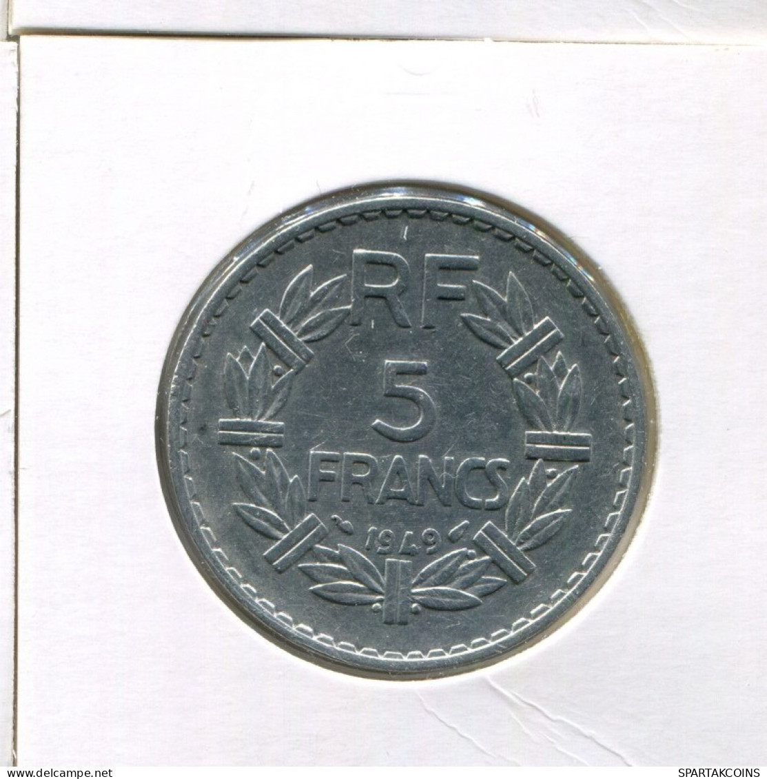 5 FRANCS 1949 FRANCIA FRANCE Moneda #AK770.E.A - 5 Francs