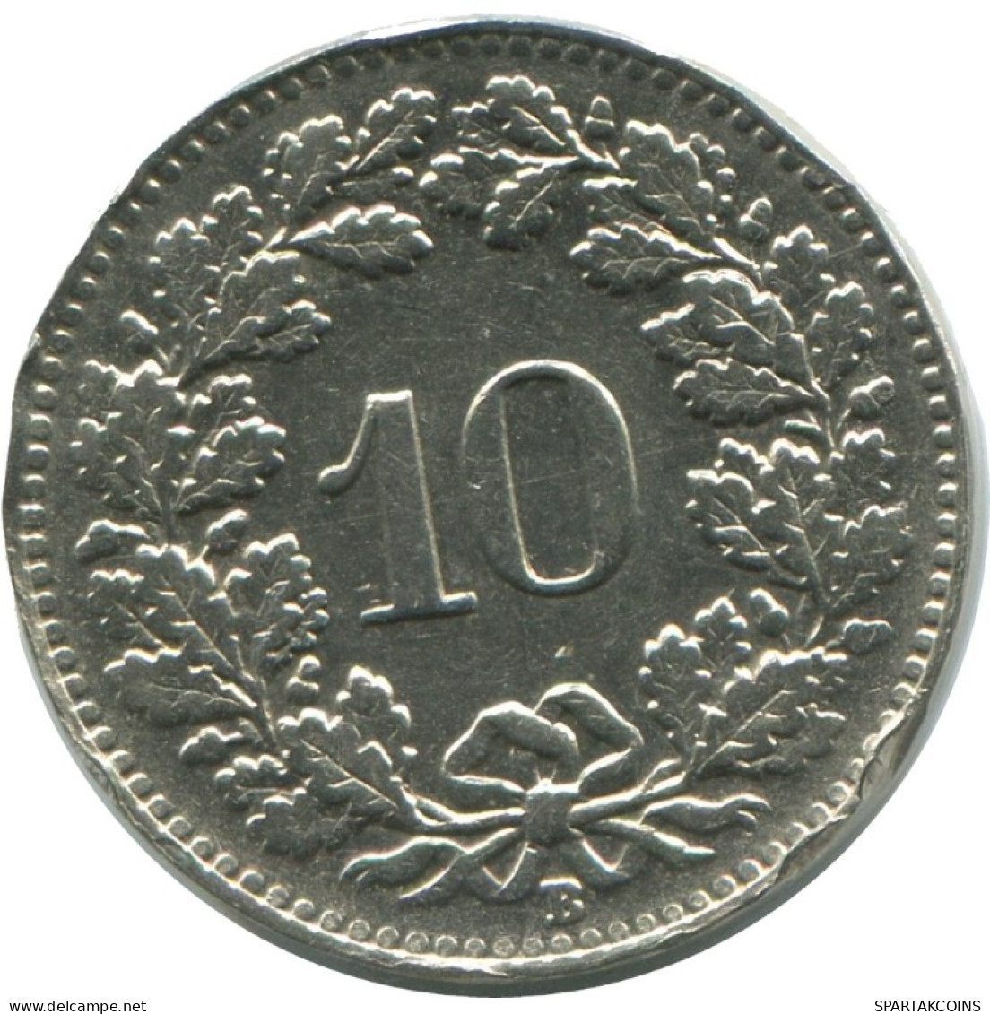 10 RAPPEN 1934 B SUIZA SWITZERLAND Moneda HELVETIA #AD941.2.E.A - Andere & Zonder Classificatie