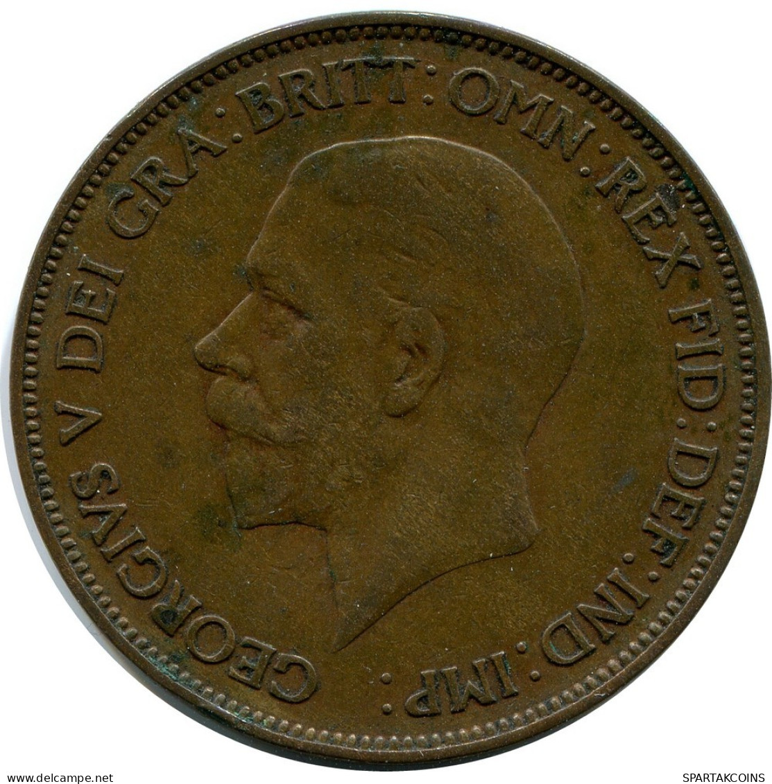 PENNY 1929 UK GBAN BRETAÑA GREAT BRITAIN Moneda #BB015.E.A - D. 1 Penny