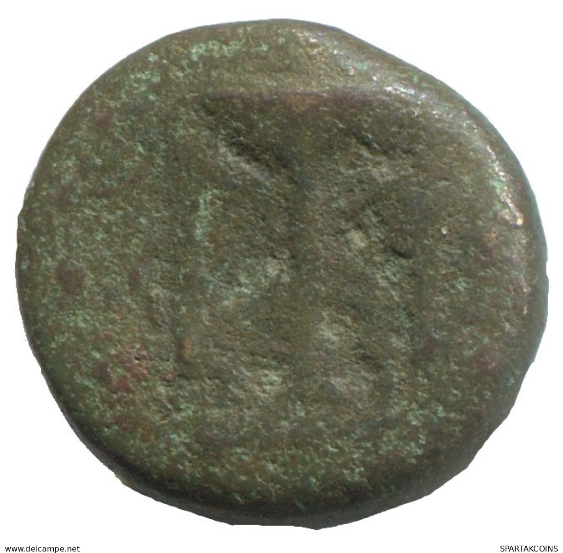 TRIPOD Auténtico Original GRIEGO ANTIGUO Moneda 2.1g/14mm #NNN1170.9.E.A - Griechische Münzen