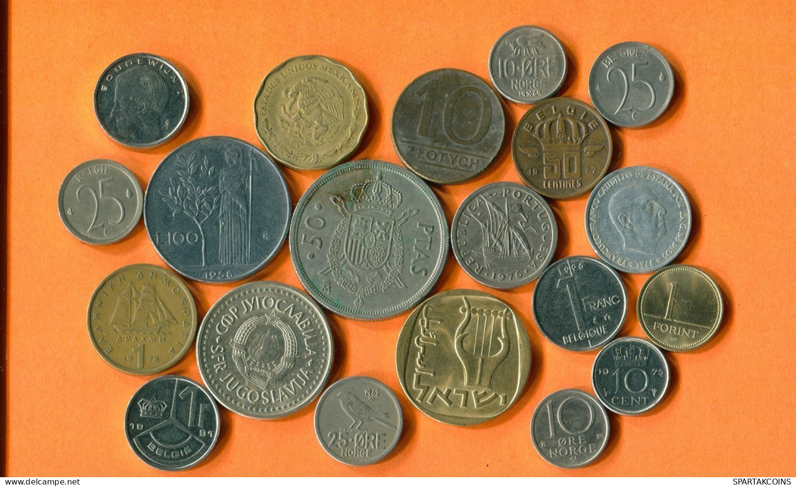 Collection MUNDO Moneda Lote Mixto Diferentes PAÍSES Y REGIONES #L10045.2.E.A - Other & Unclassified