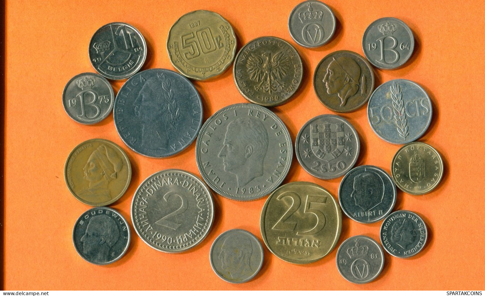 Collection MUNDO Moneda Lote Mixto Diferentes PAÍSES Y REGIONES #L10045.2.E.A - Other & Unclassified