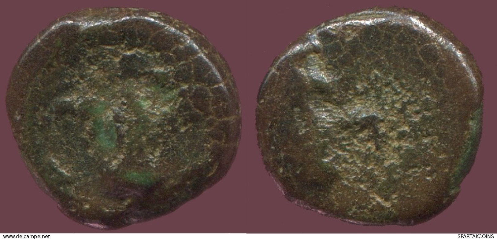 Antiguo Auténtico Original GRIEGO Moneda 0.9g/10mm #ANT1543.9.E.A - Griechische Münzen