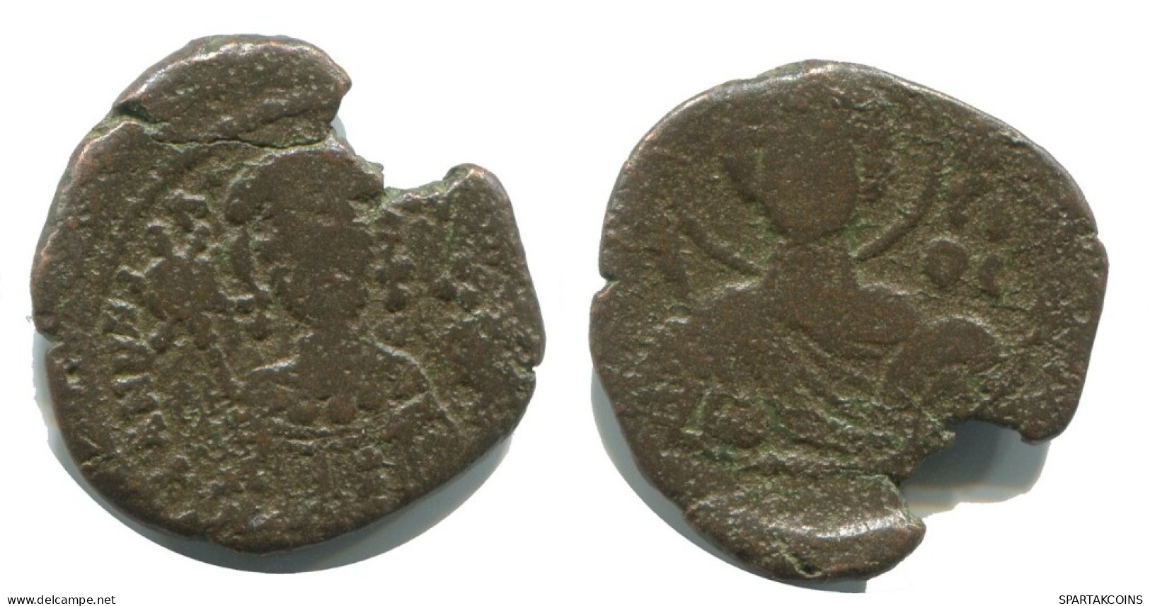 ROMANOS IV DIOGENES ANONYMOUS FOLLIS BYZANTINE Moneda 3.1g/20mm #AB395.9.E.A - Byzantinische Münzen