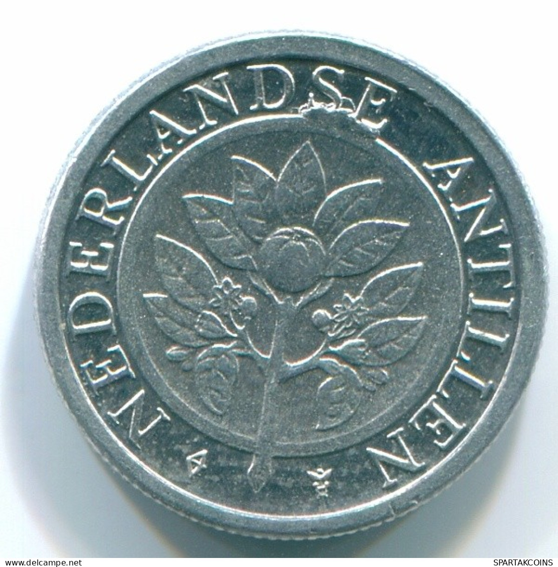 1 CENT 1996 NETHERLANDS ANTILLES Aluminium Colonial Coin #S13151.U.A - Niederländische Antillen