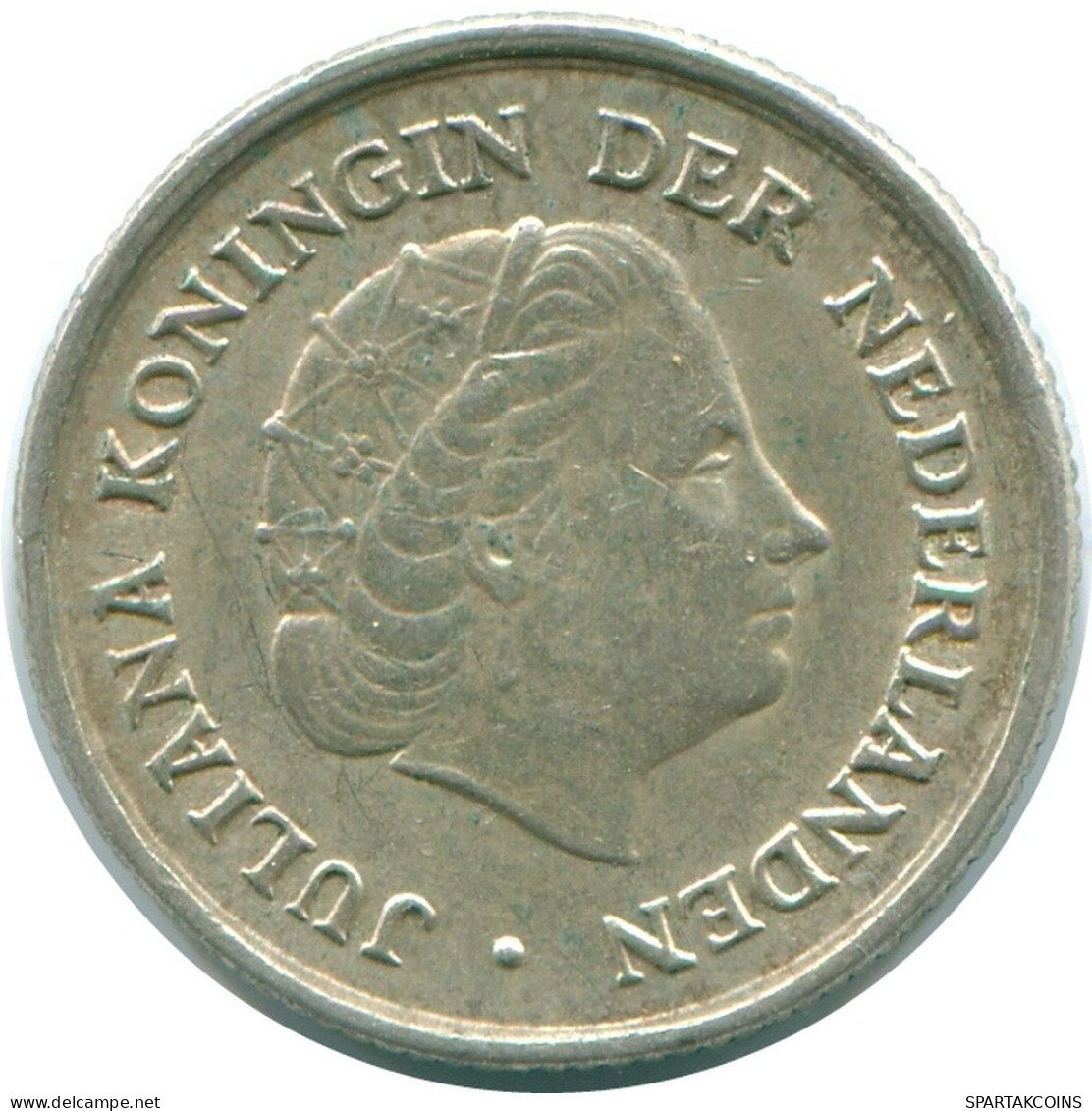 1/10 GULDEN 1966 NIEDERLÄNDISCHE ANTILLEN SILBER Koloniale Münze #NL12898.3.D.A - Niederländische Antillen