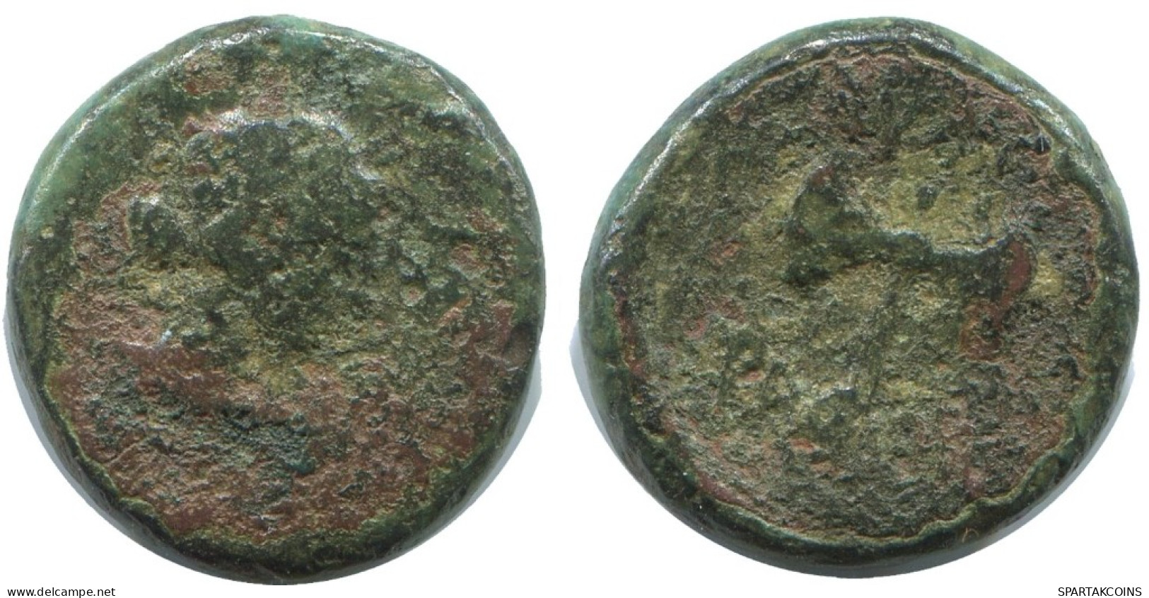 AXE GENUINE ANTIKE GRIECHISCHE Münze 3.4g/15mm #AG046.12.D.A - Griechische Münzen