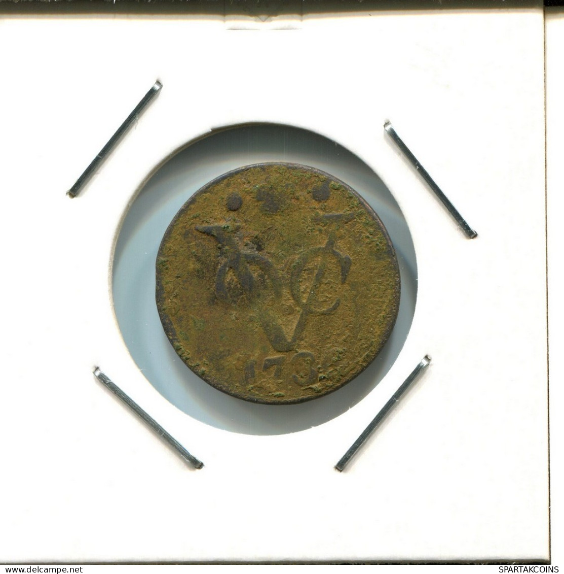 1736 HOLLAND VOC DUIT NETHERLANDS INDIES NEW YORK COLONIAL PENNY #VOC2770.7.U.A - Indes Neerlandesas