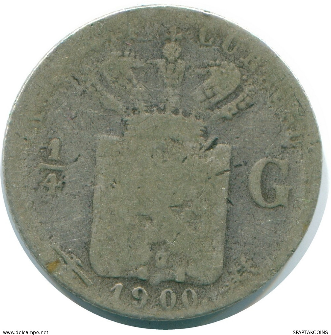 1/4 GULDEN 1900 CURACAO Netherlands SILVER Colonial Coin #NL10469.4.U.A - Curaçao