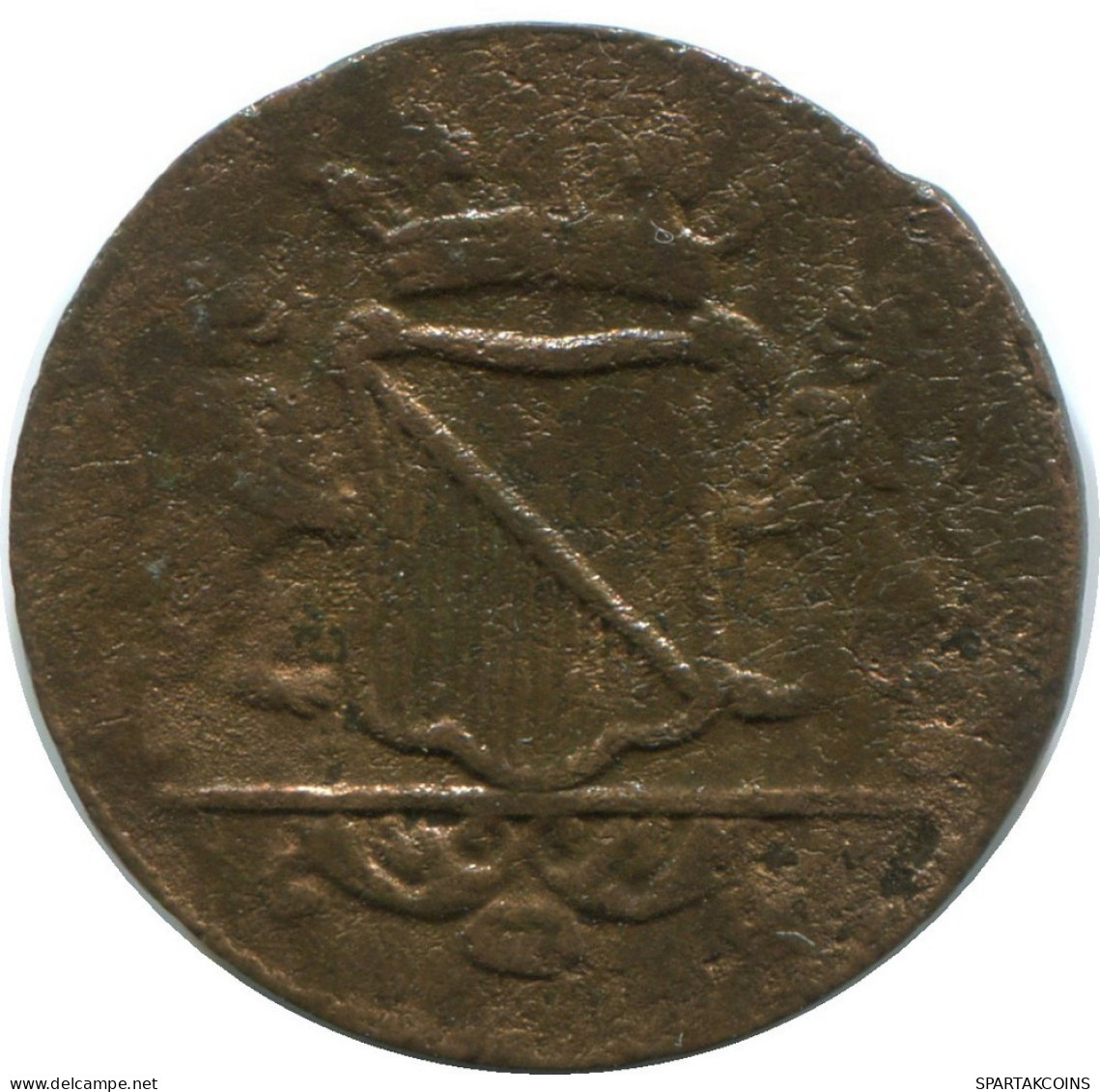 1753 UTRECHT VOC Duit NEERLANDÉS NETHERLANDS Colonial Moneda #VOC1327.12.E.A - Nederlands-Indië