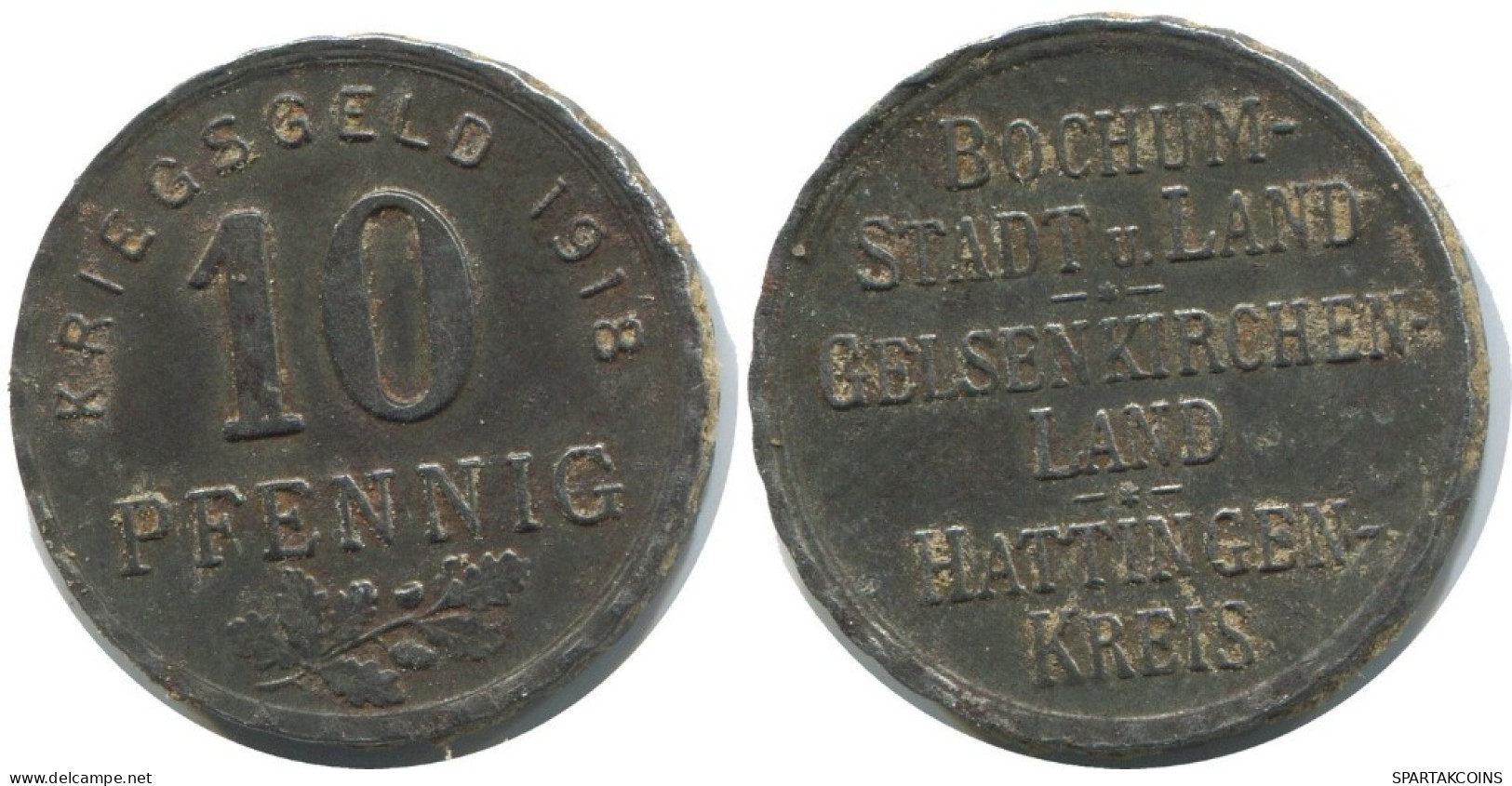 10 PFENNIG 1918 GERMANY Coin #AD589.9.U.A - 10 Pfennig