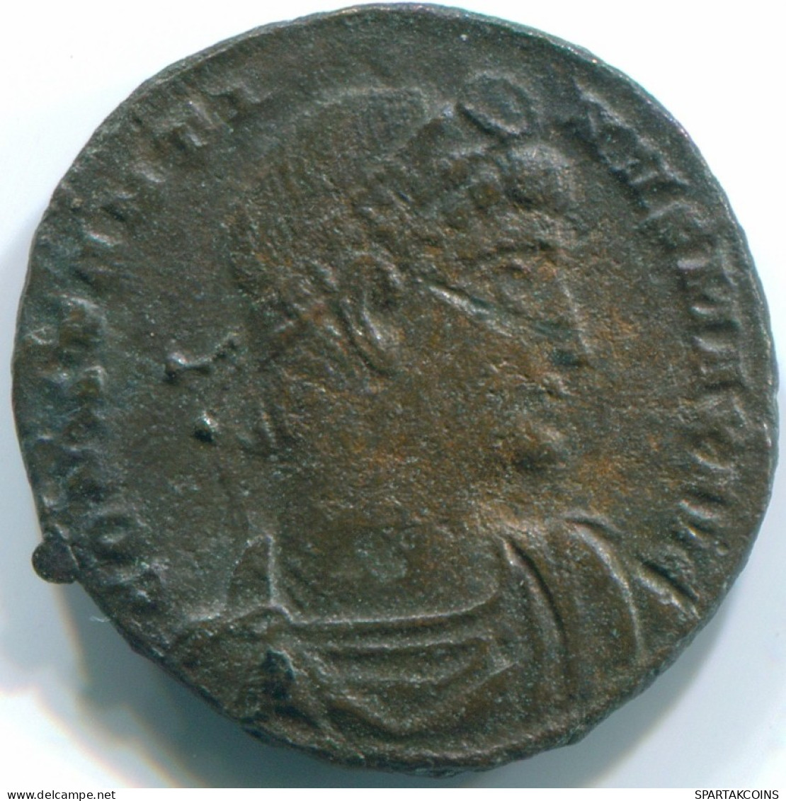 CONSTANTINUS I MAGNUS Two Soldier Standing 2.30g/17.54mm #ROM1016.8.D.A - El Imperio Christiano (307 / 363)