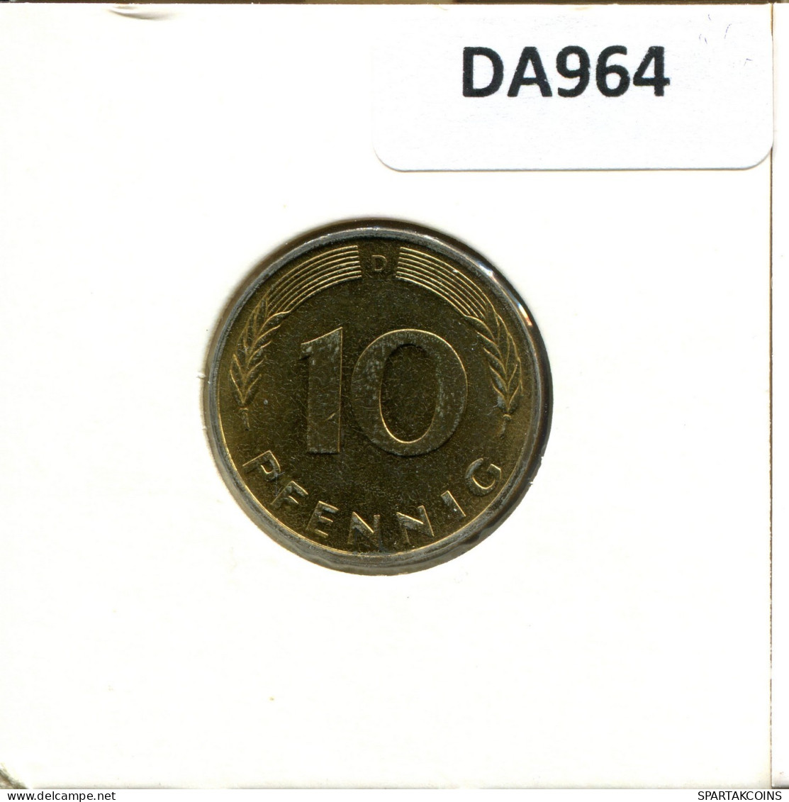 10 PFENNIG 1993 D BRD ALEMANIA Moneda GERMANY #DA964.E.A - 10 Pfennig