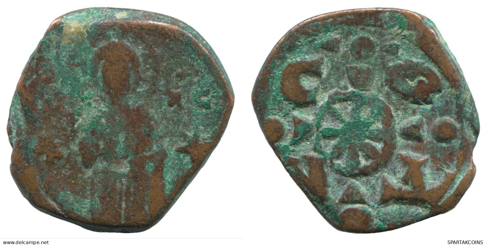 ANONYMOUS FOLLIS JESUS CHRIST 7.2g/25mm GENUINE BYZANTINE Coin #SAV1044.10.U.A - Byzantinische Münzen