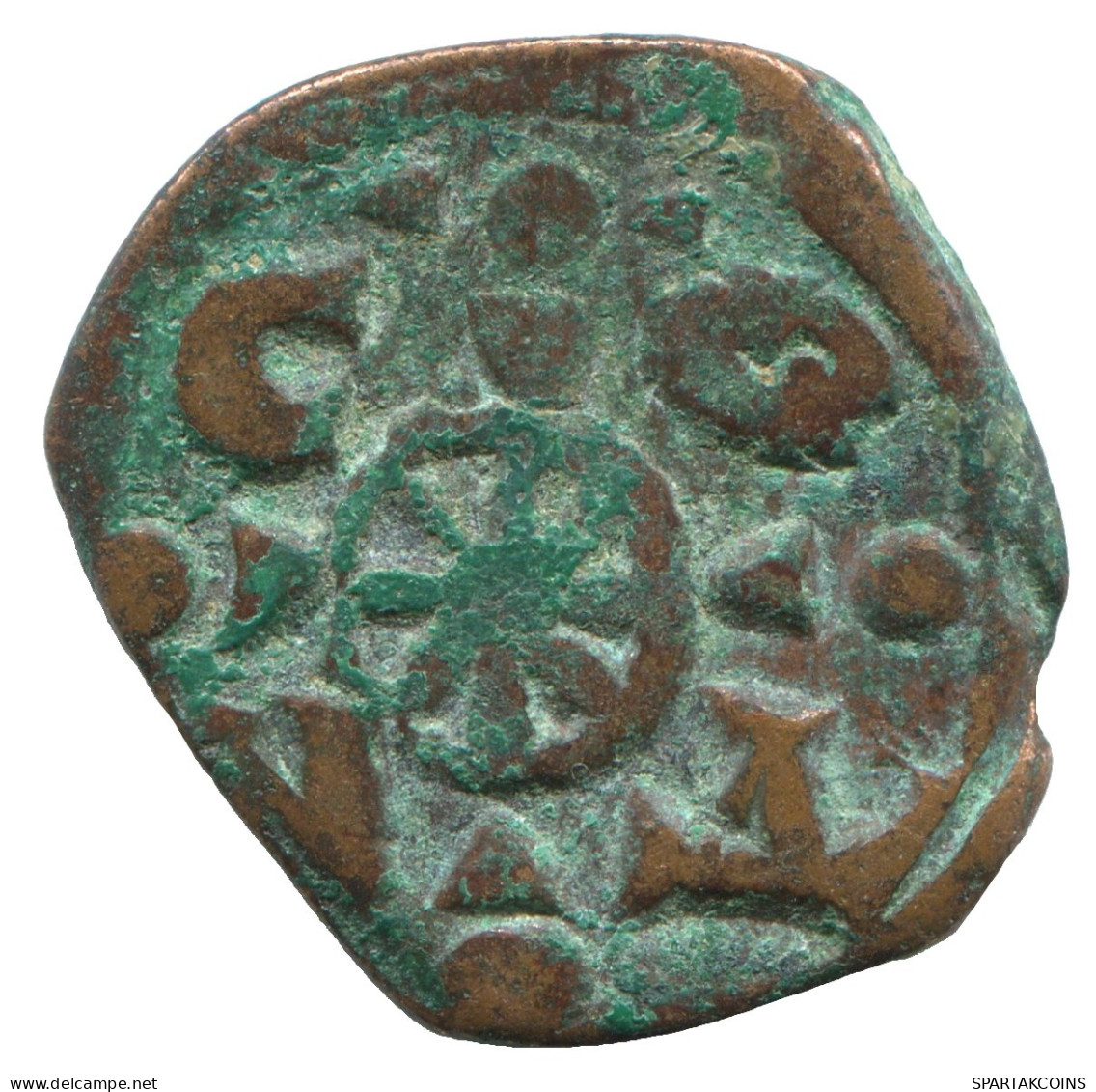 ANONYMOUS FOLLIS JESUS CHRIST 7.2g/25mm GENUINE BYZANTINE Coin #SAV1044.10.U.A - Byzantine