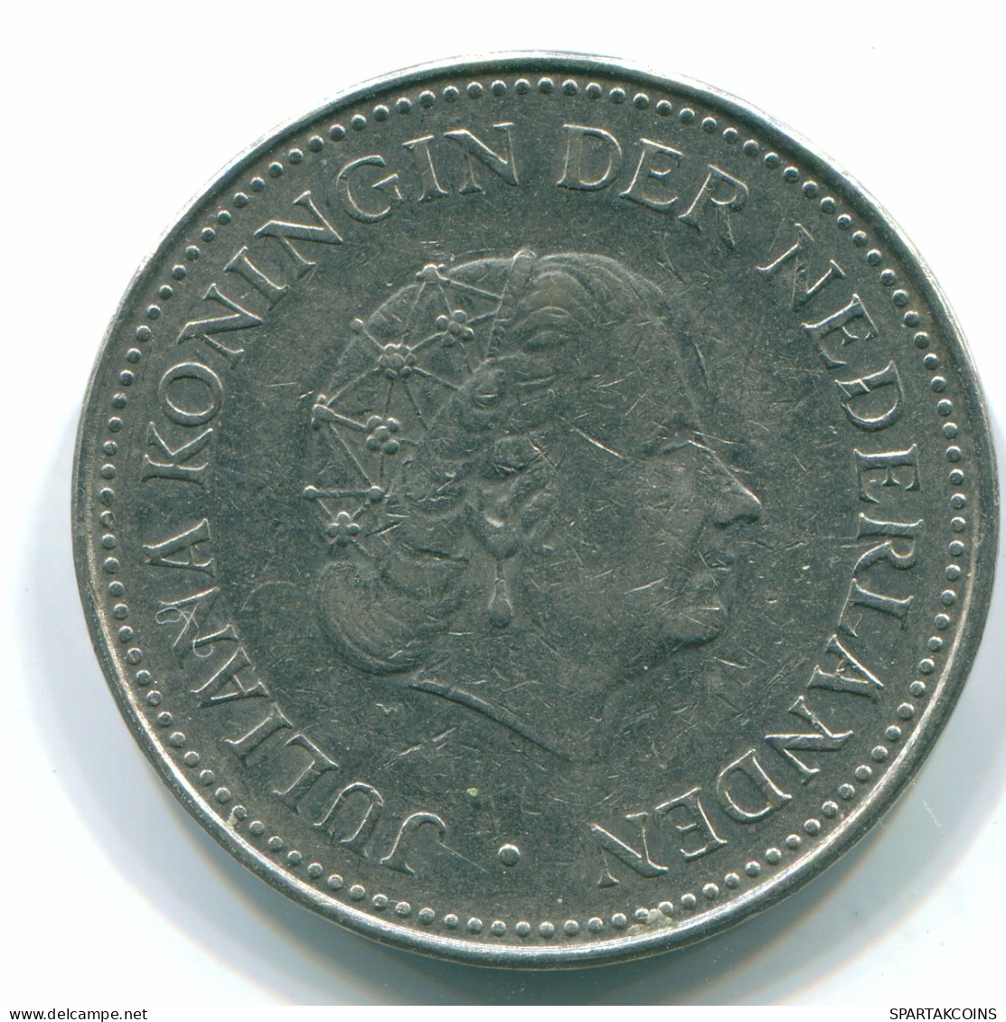 1 GULDEN 1971 NETHERLANDS ANTILLES Nickel Colonial Coin #S11988.U.A - Netherlands Antilles