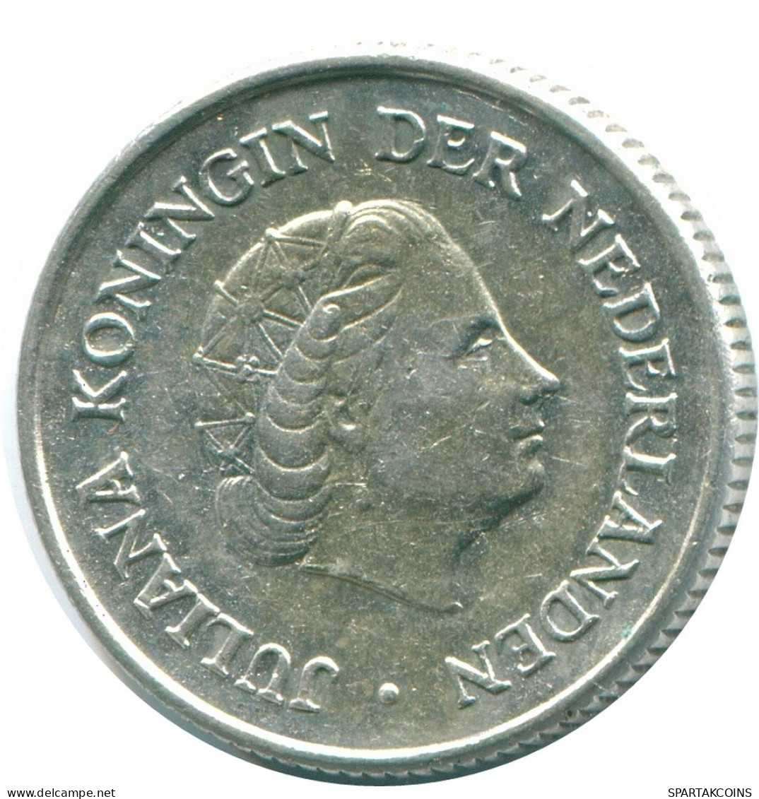 1/4 GULDEN 1962 NETHERLANDS ANTILLES SILVER Colonial Coin #NL11105.4.U.A - Niederländische Antillen