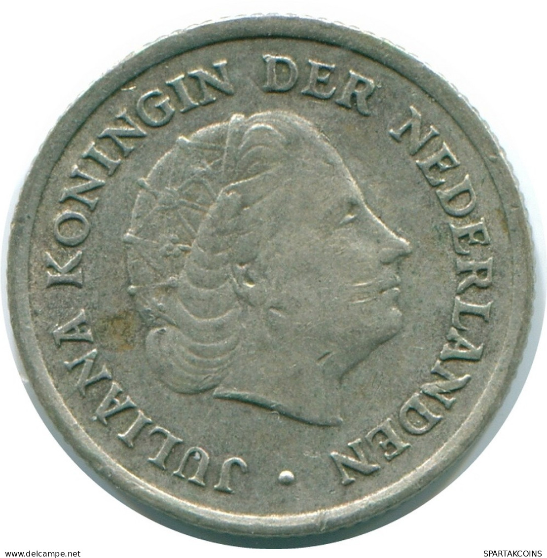 1/10 GULDEN 1966 NETHERLANDS ANTILLES SILVER Colonial Coin #NL12809.3.U.A - Netherlands Antilles
