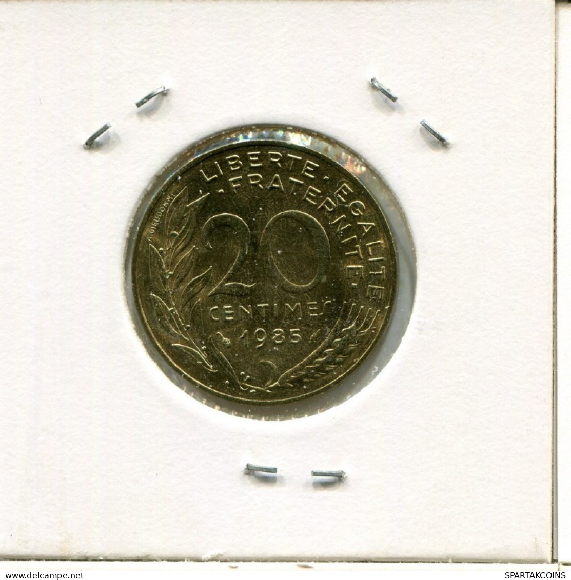 20 CENTIMES 1985 FRANKREICH FRANCE Französisch Münze #AN900.D.A - 20 Centimes