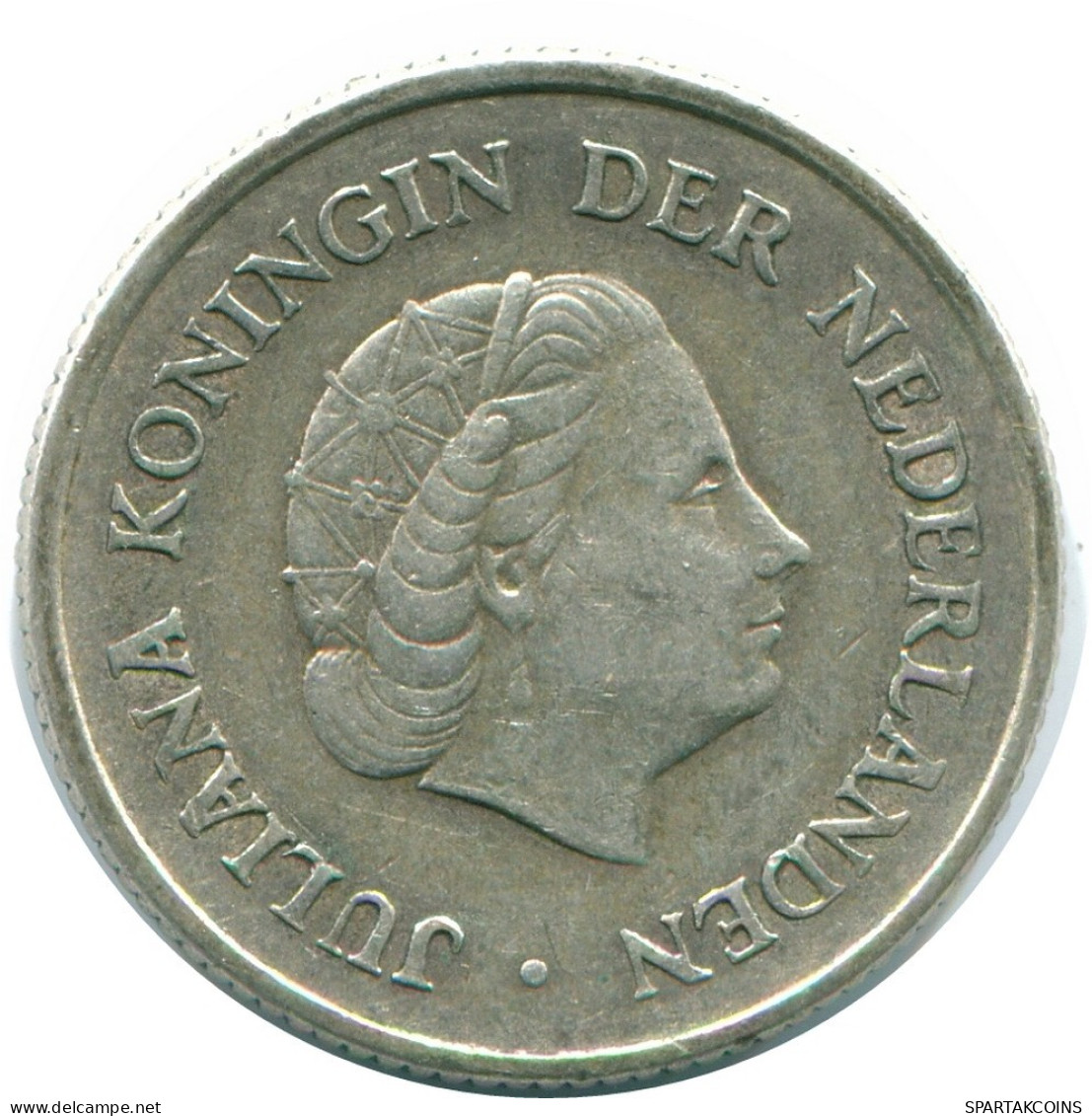 1/4 GULDEN 1967 NETHERLANDS ANTILLES SILVER Colonial Coin #NL11504.4.U.A - Antilles Néerlandaises