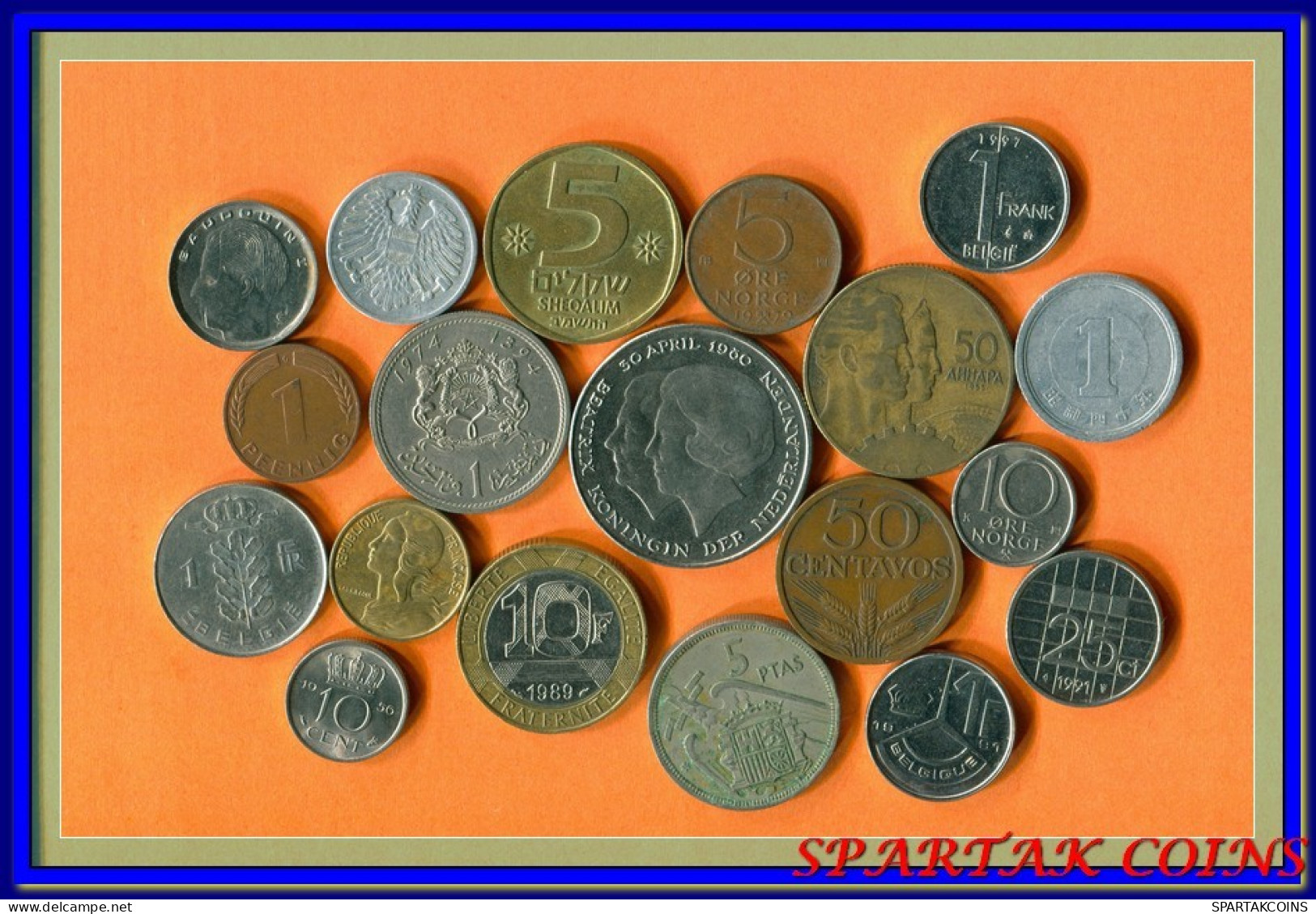 Collection WORLD Coin Mixed Lot Different COUNTRIES And REGIONS #L10075.2.U.A - Other & Unclassified