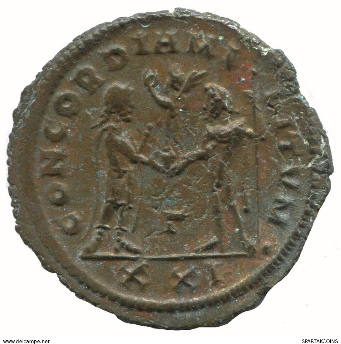 DIOCLETIAN ANTONINIANUS Cyzicus Γ/xxi AD306 Concord 2.9g/22mm #NNN1725.18.F.A - The Tetrarchy (284 AD Tot 307 AD)