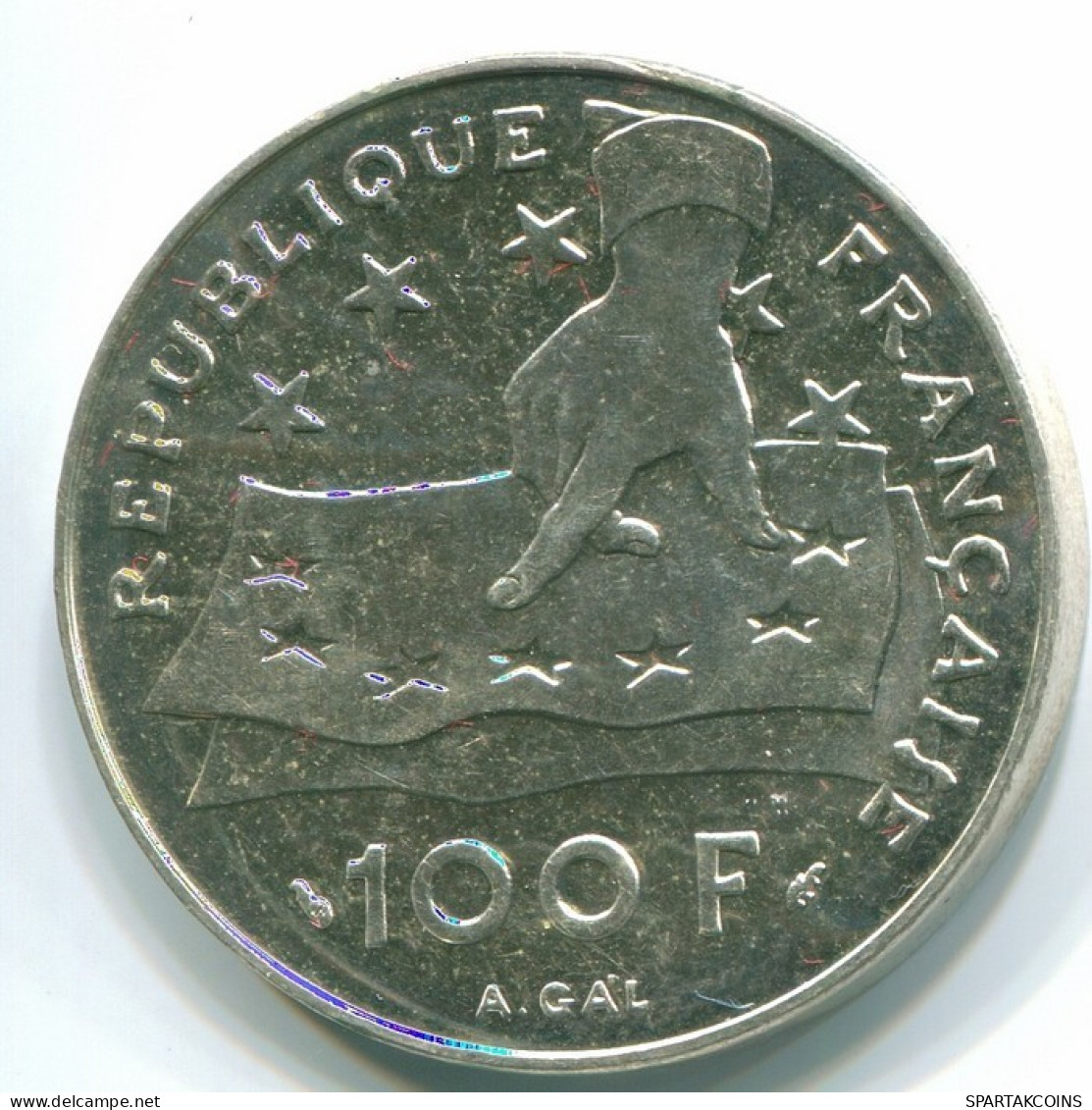 100 FRANCS 1991 FRANCE Pièce ARGENT UNC #FR1041.35.F.A - 100 Francs