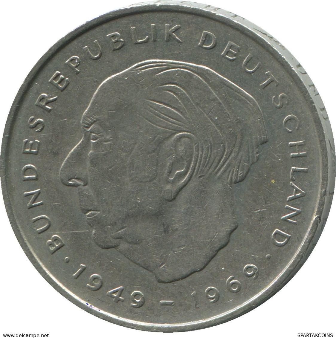 2 DM 1973 F BRD ALLEMAGNE Pièce GERMANY #DE10372.5.F.A - 2 Mark