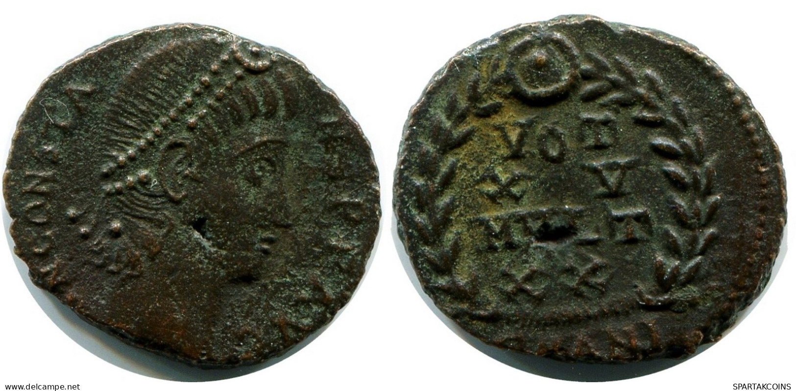 CONSTANS MINTED IN ANTIOCH FOUND IN IHNASYAH HOARD EGYPT #ANC11821.14.F.A - The Christian Empire (307 AD To 363 AD)