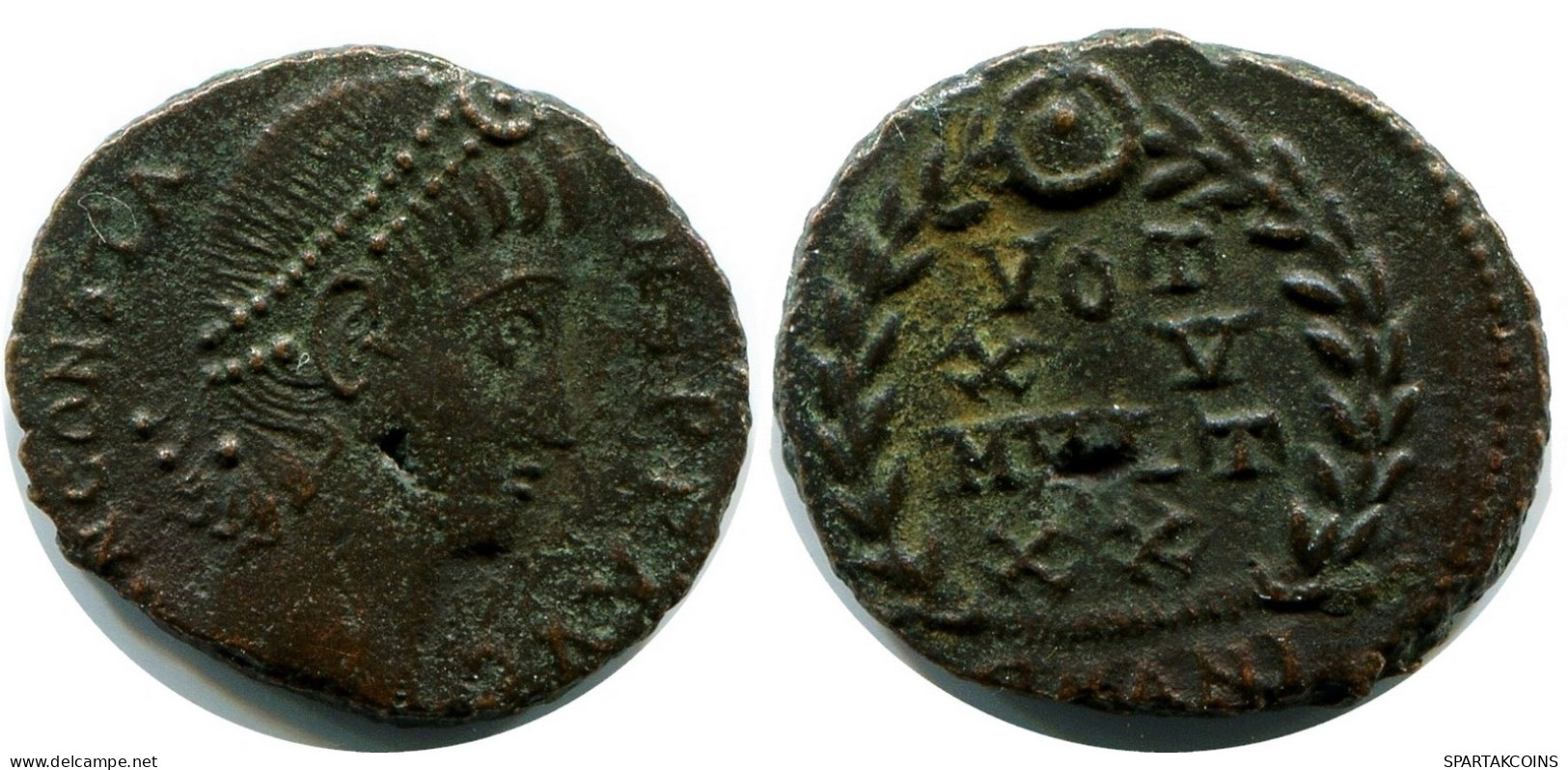 CONSTANS MINTED IN ANTIOCH FOUND IN IHNASYAH HOARD EGYPT #ANC11821.14.F.A - L'Empire Chrétien (307 à 363)