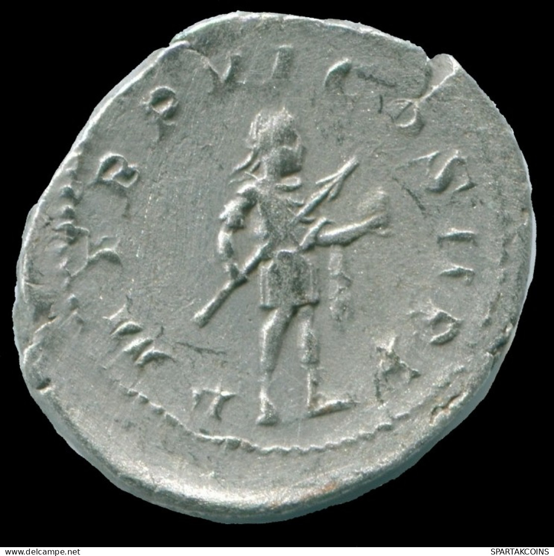 GORDIAN III AR ANTONINIANUS ROME Mint AD242 P M TR P V COS II P P #ANC13155.35.F.A - The Military Crisis (235 AD Tot 284 AD)