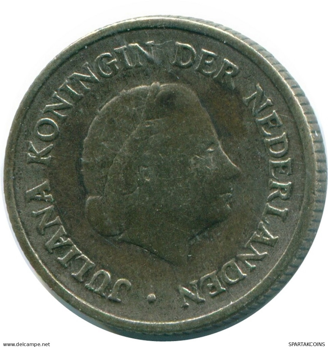1/4 GULDEN 1954 NIEDERLÄNDISCHE ANTILLEN SILBER Koloniale Münze #NL10888.4.D.A - Niederländische Antillen