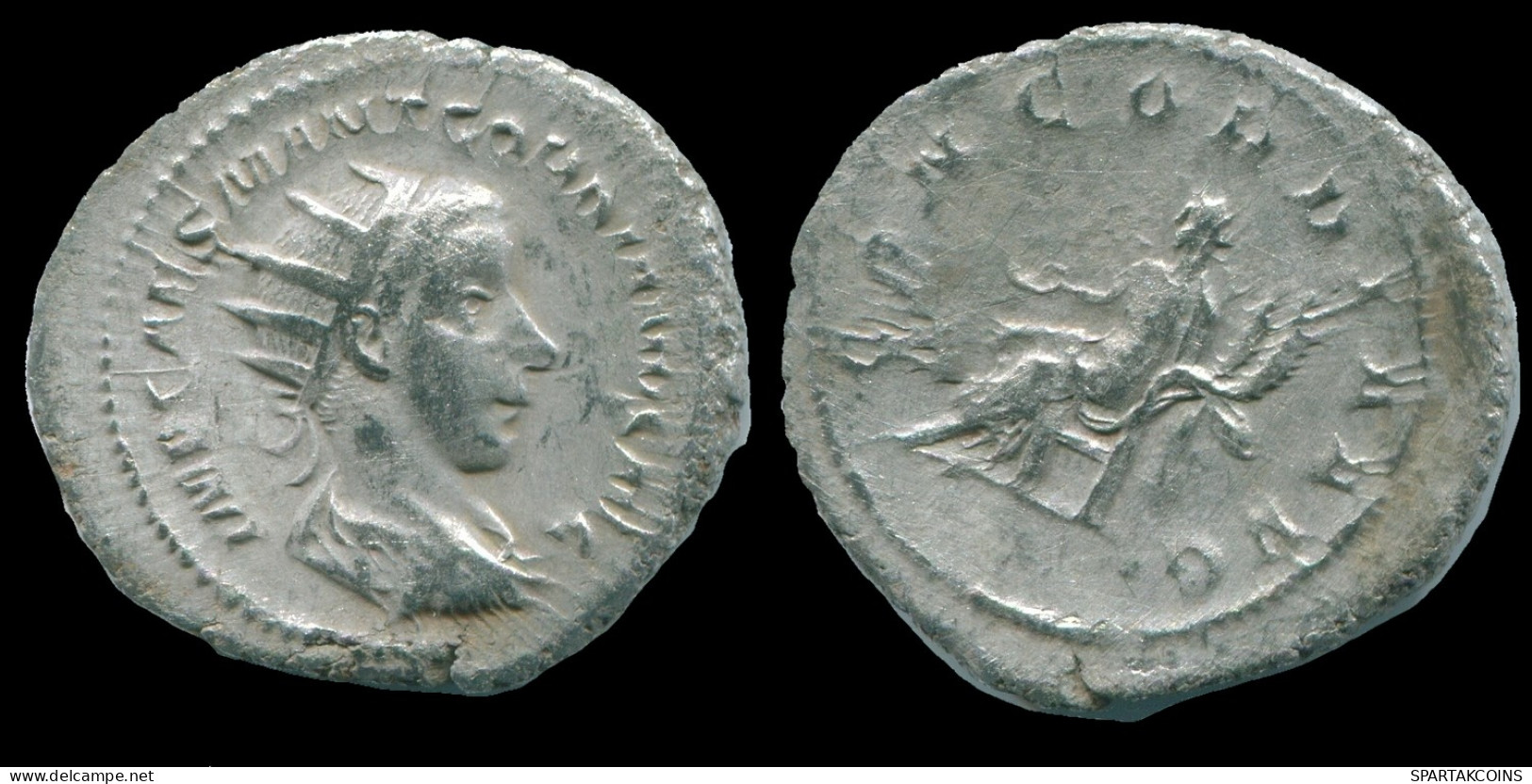 GORDIAN III AR ANTONINIANUS ROME Mint AD 239-240 CONCORDIA AVG #ANC13164.35.U.A - The Military Crisis (235 AD Tot 284 AD)