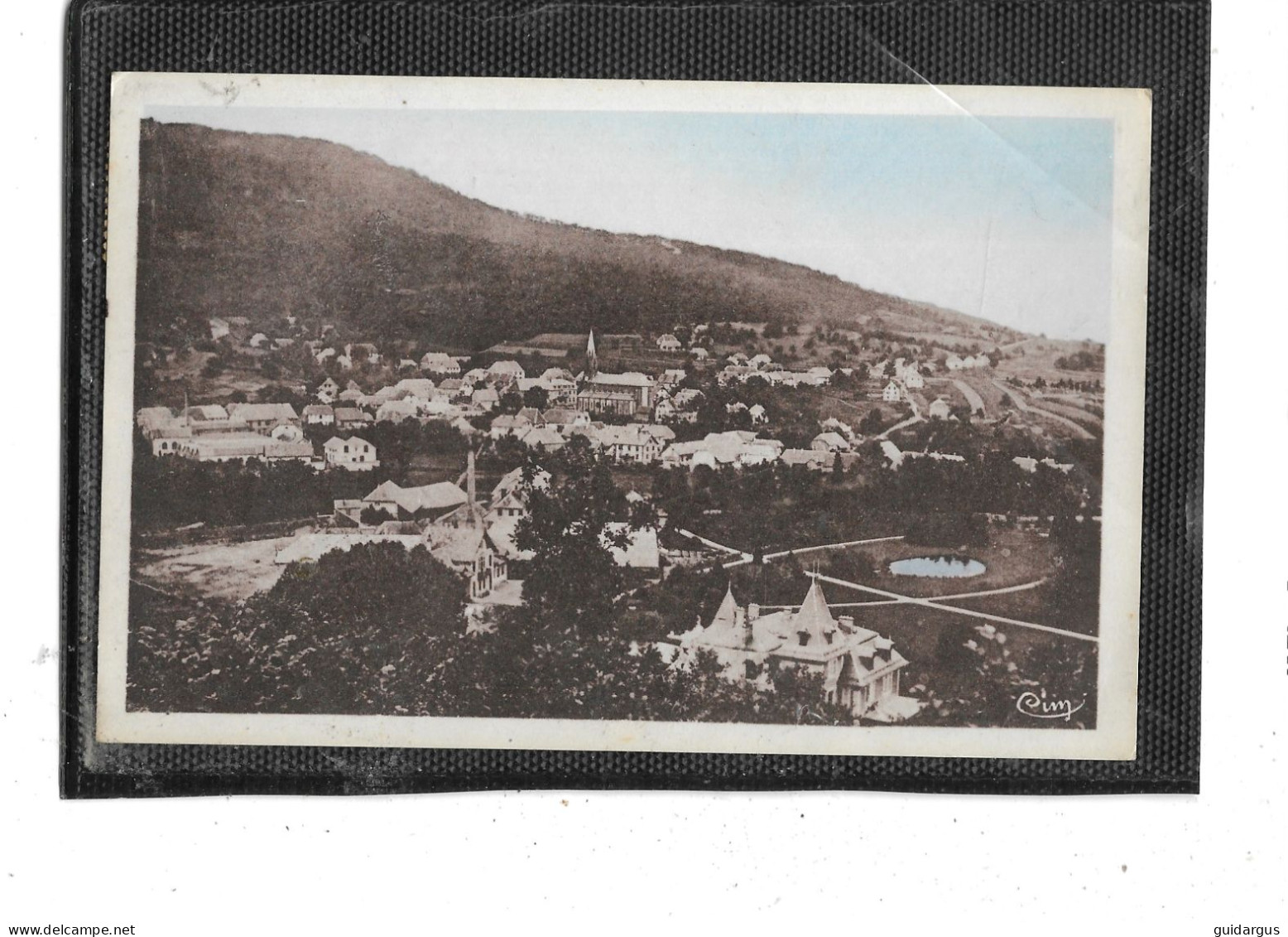 90- ROUGEMONT-le-CHATEAU- Une Vue Panoramique De La VILLE- En 1954 - Rougemont-le-Château