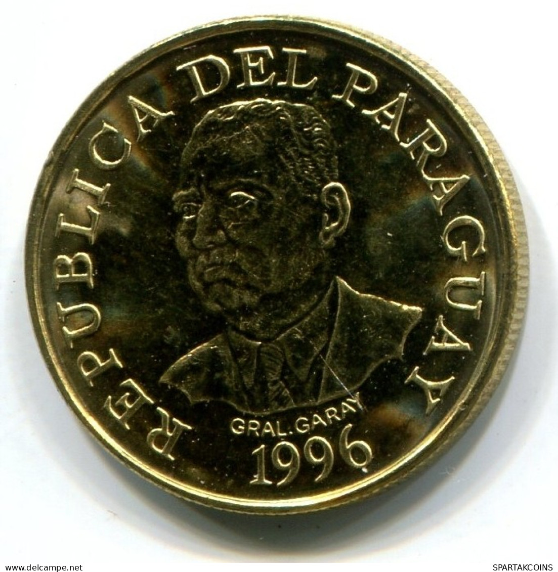 10 GUARANIES 1996 PARAGUAY UNC Coin #W11396.U.A - Paraguay