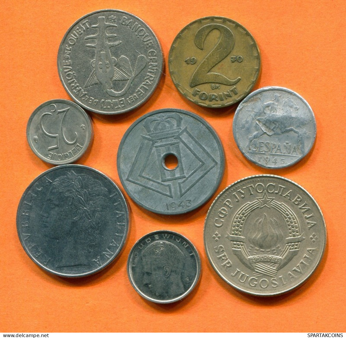 Collection MUNDO Moneda Lote Mixto Diferentes PAÍSES Y REGIONES #L10171.1.E.A - Autres & Non Classés
