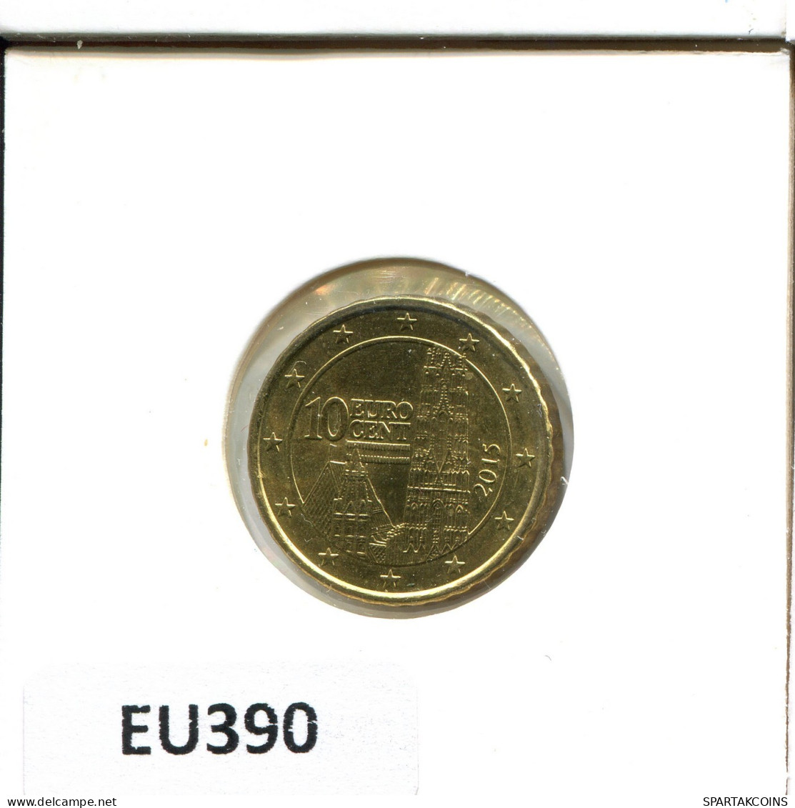 10 EURO CENTS 2015 ÖSTERREICH AUSTRIA Münze #EU390.D.A - Autriche