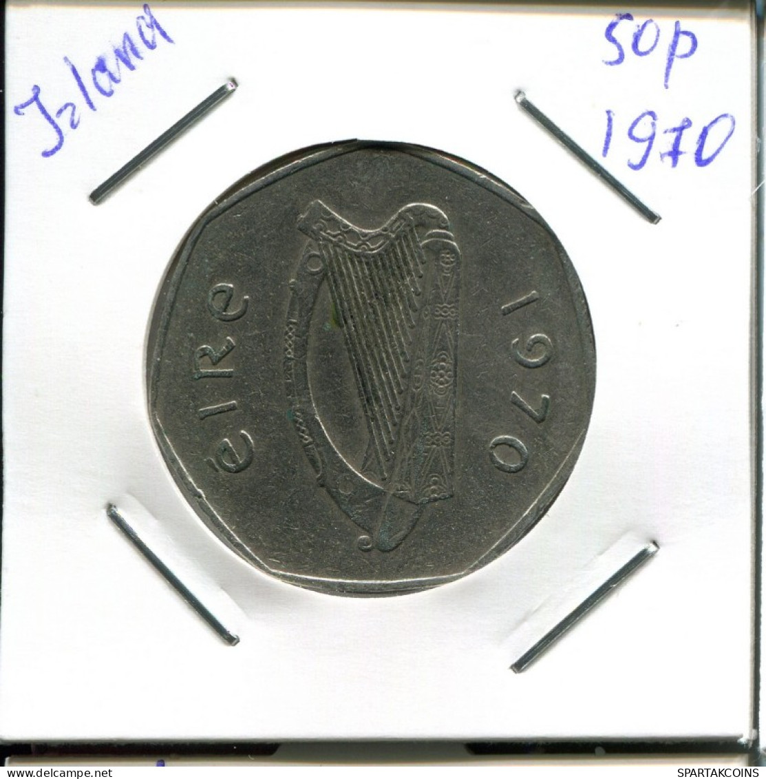 50 PENCE 1970 IRELAND Coin #AN658.U.A - Ierland