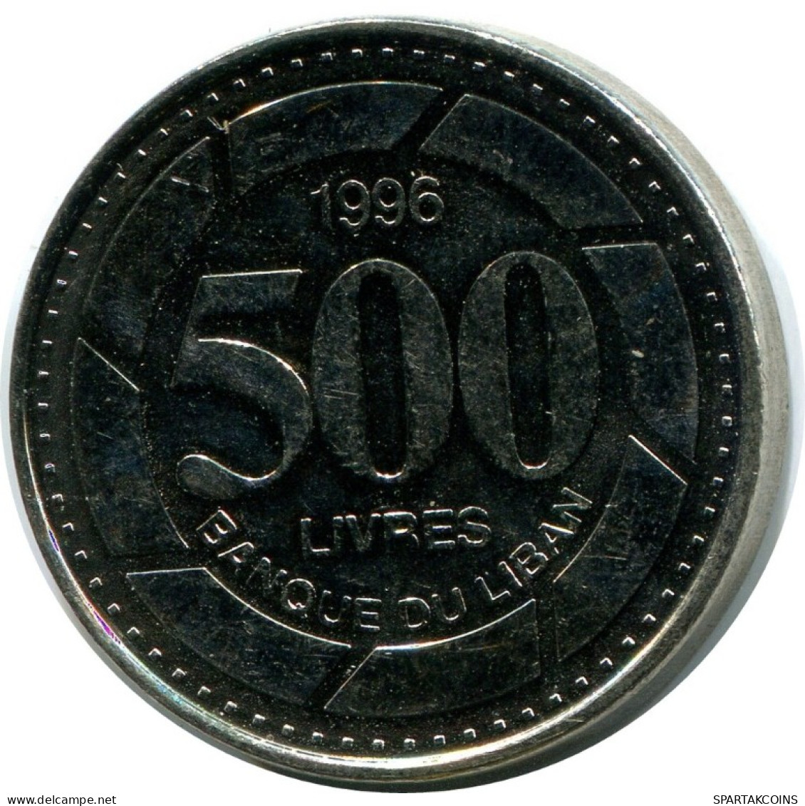 500 LIVRES 1996 LEBANON Coin #AH746.U.A - Libanon