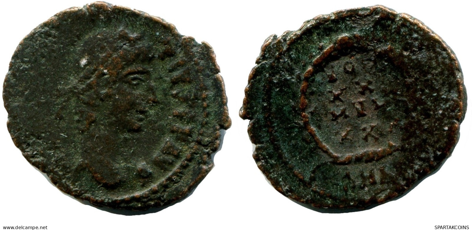 CONSTANTIUS II MINTED IN ANTIOCH FOUND IN IHNASYAH HOARD EGYPT #ANC11243.14.D.A - The Christian Empire (307 AD To 363 AD)