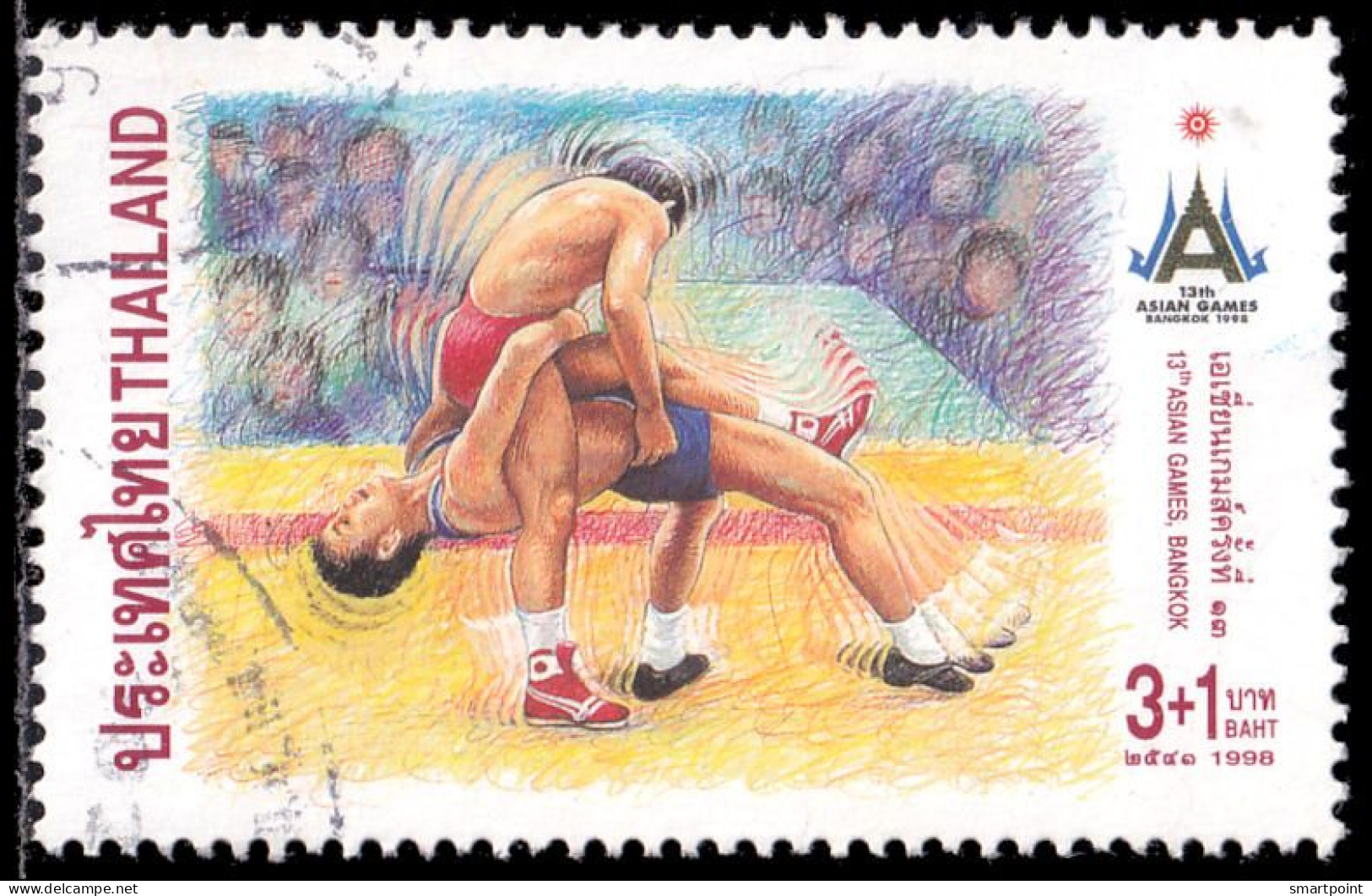 Thailand Stamp 1998 13th Asian Games (2nd Series) 3+1 Baht - Used - Thailand