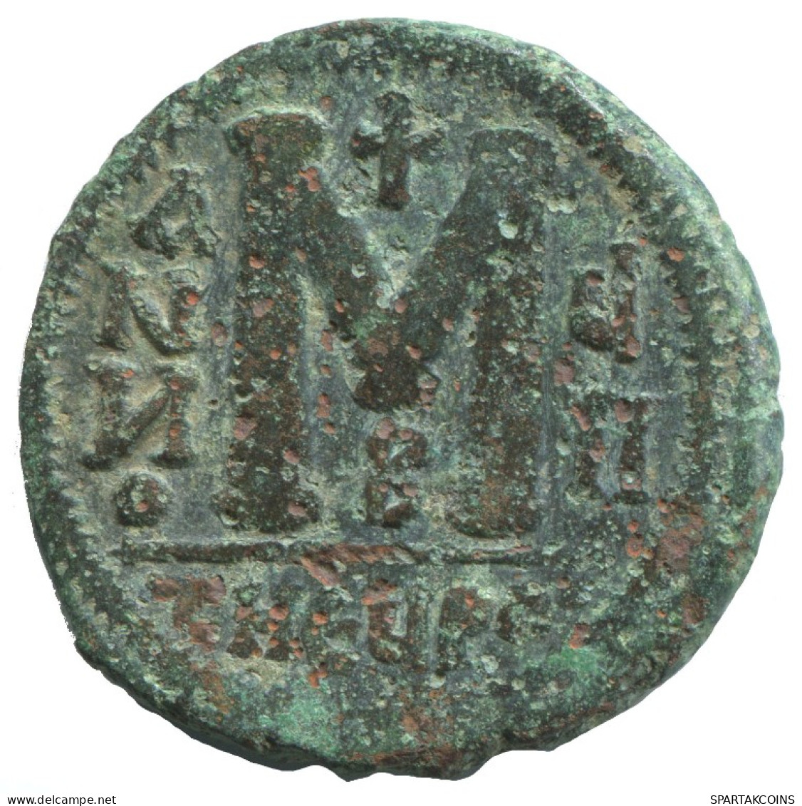 FLAVIUS JUSTINUS II FOLLIS Antique BYZANTIN Pièce 13.2g/31mm #AA485.19.F.A - Byzantinische Münzen