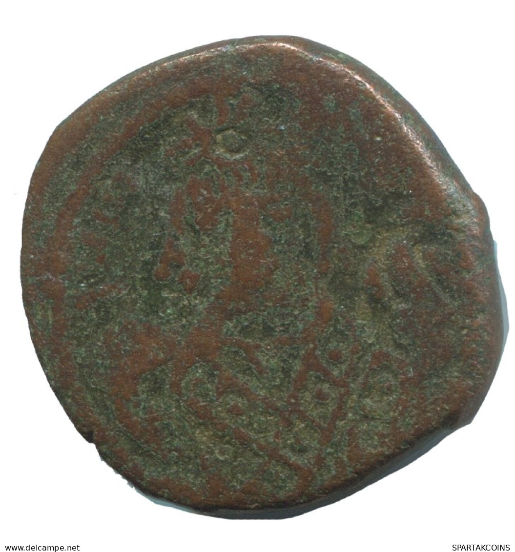FLAVIUS MAURITIUS TIBERIUS 1/2 FOLLIS BYZANTINISCHE Münze  6.2g/21mm #AF785.12.D.A - Byzantine
