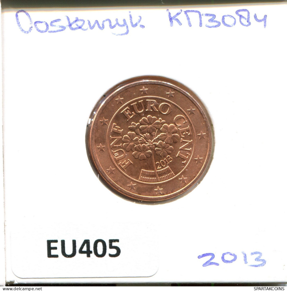 5 EURO CENTS 2013 AUTRICHE AUSTRIA Pièce #EU405.F.A - Oostenrijk